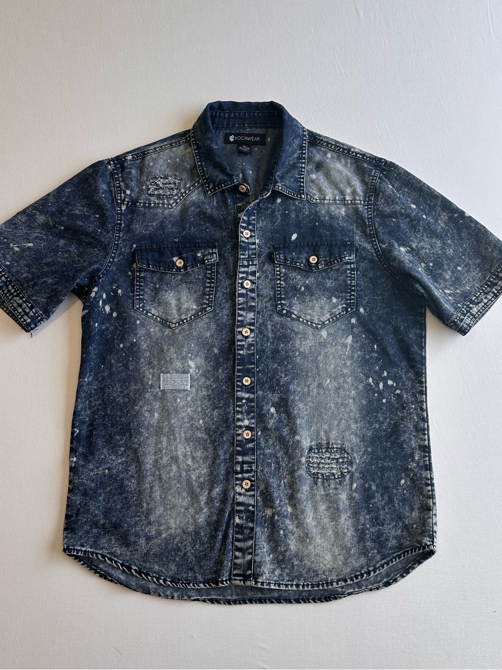 Rocawear Denim Button Up Shirt